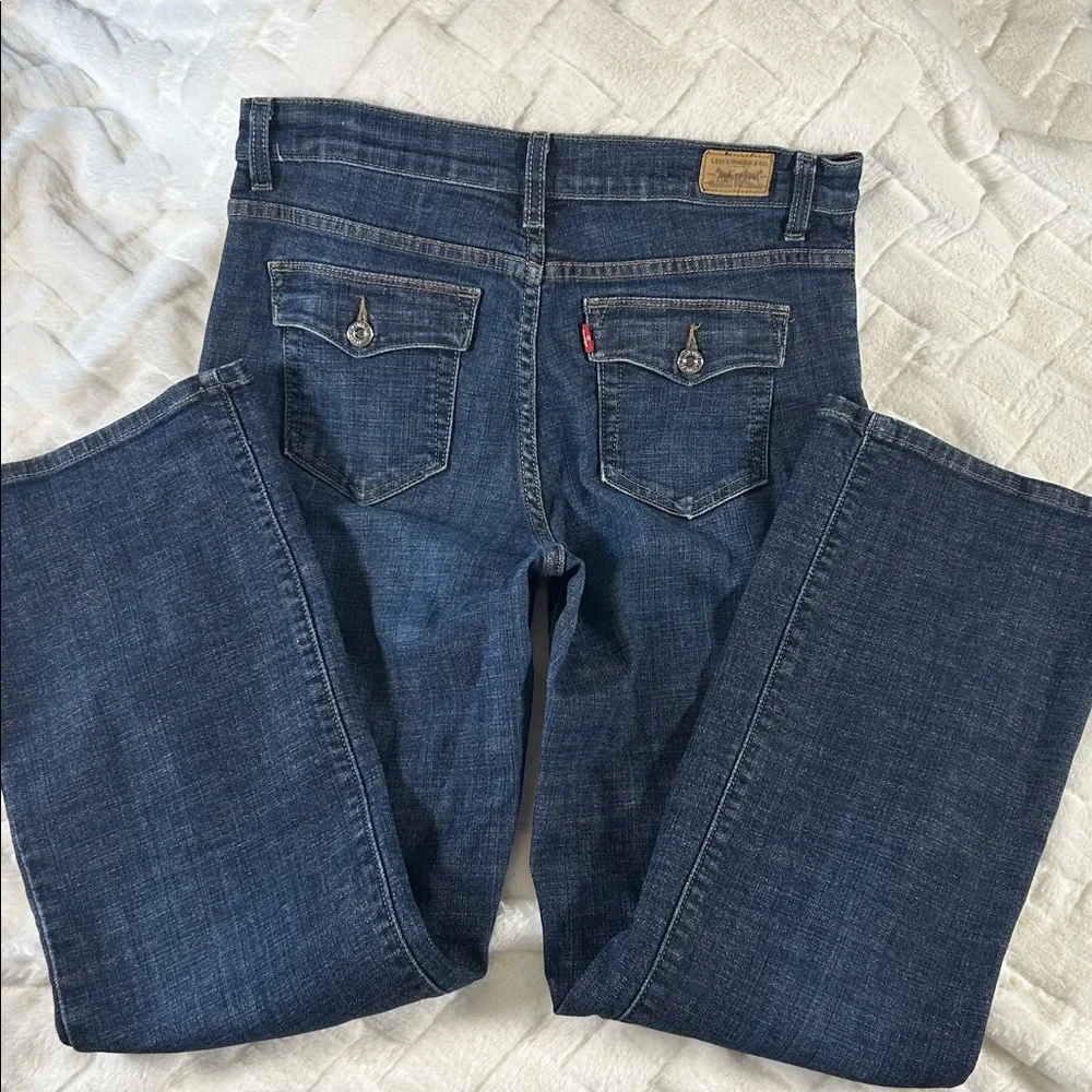 Levi's Perfectly Slimming Boot Cut 512 Jeans 
Size 12 short - Picture 6 of 7